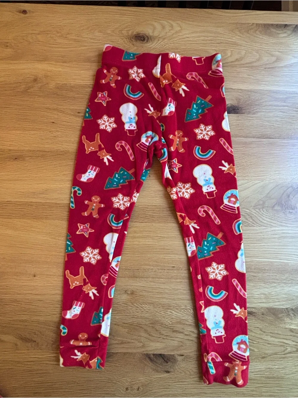 Cat & Jack Red Holiday Pajama Set with Festive Prints